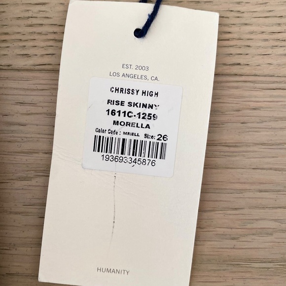 Citizens of Humanity “Chrissy” High Rise Skinny Jeans, size 26 - NWT - Picture 9 of 16